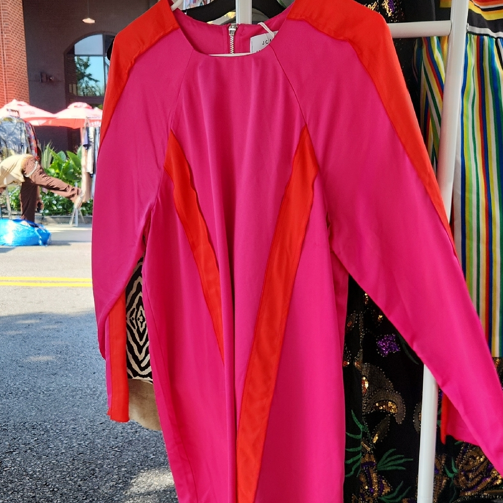 Jolie Pink and Orange Dress